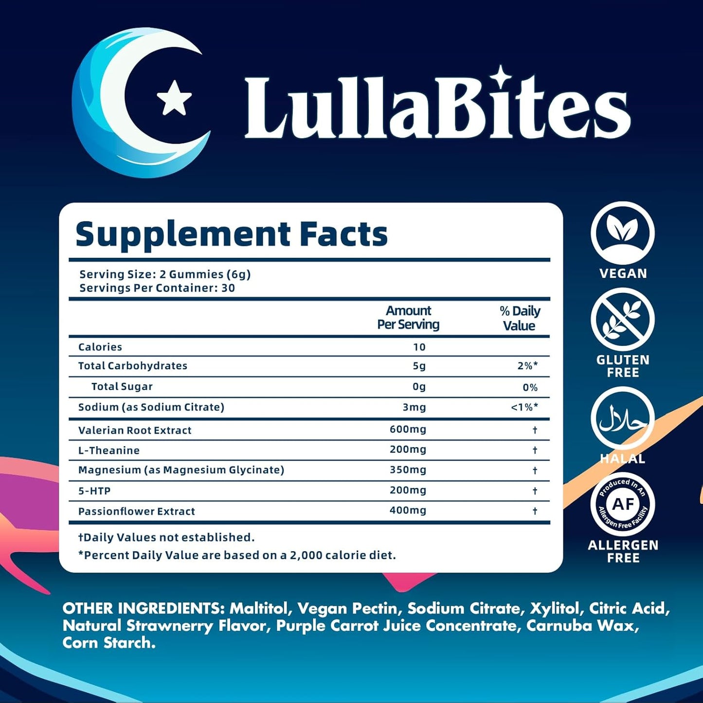 Lulla Bites Gomitas Naturales Para Dormir